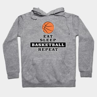 Eat, Sleep, Basketball, Repeat Hoodie